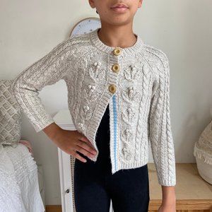 Cream Knitted Cardigan (Children/Kids)